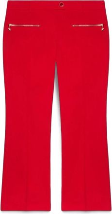Fiorella Rubino Straight Broeken - Dames - Vrijetijds broeken - Rood - M - Katoen - Broeken