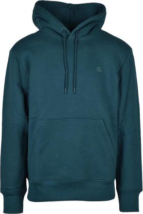 Calvin Klein Jeans Hoodie - Heren - Hoodies - Groen - 2XL - Katoen - Hoodies & sweatvesten
