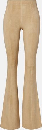Stouls Gege suede flared pants