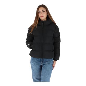 Superdry Giacca Piumino Sportiva con Cappuccio - - Jackets - Donna - Nero - L