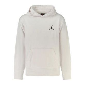 Nike Jordan Long-sleeved Hooded Sweatshirt - male - Jordan - Kids Sweatshirts - White - 8 Y - Kids