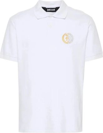 Just Cavalli T-shirts en Polos - Heren - Polos - Wit - XS - Tops