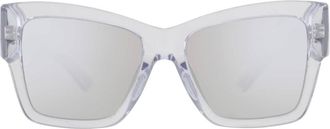 Dolce & Gabbana Silver Mirror Butterfly Ladies Sunglasses DG4493 31338V 55