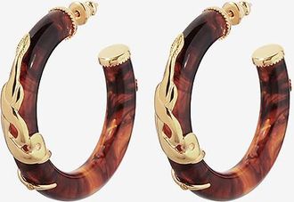 Gas Bijoux Acetat-Creolen in Schildpattoptik Cobra PM