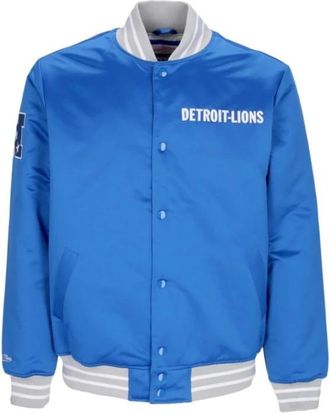 Mitchell & Ness Bomberjacks - Heren - Bomber jackets - Blauw - XL - Satijn - Jassen