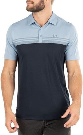 Travis Mathew Chock a Block Polo in Faded Denim at Nordstrom Rack, Size Small