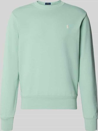 Polo Ralph Lauren Relaxed Fit Sweatshirt aus reiner Baumwolle in Tuerkis, Gr&ouml;&szlig;e XXL