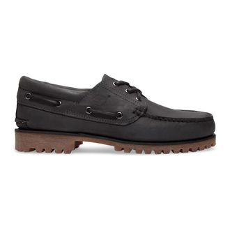 Timberland Lake House 3-Eye Lug Boat Shoe - Heren - Bootschoenen - Grijs - 41 1/2 EU - Leer - Schoenen