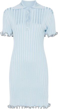 Jil Sander Ribbed-Knit Mini Dress - Womens - Polyamide/Viscose/Polyurethane