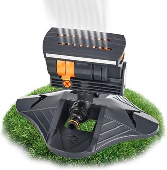 OEM Aspersor De C&eacute;sped De 16 Boquillas Para Riego De Jard&iacute;n, 4 Modos, Oscilaci&oacute;n Autom&aacute;tica, Aspersor Cuadrado Para Riego, Aspersor Para C&eacute;sped Y Superfic
