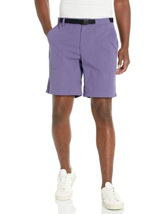 Mountain Hardwear Stryder Belted Shorts Mens Allium Flat Front Hiking UPS1343