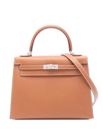 Hermès 2025 Kelly 25 tote bag - Bruin
