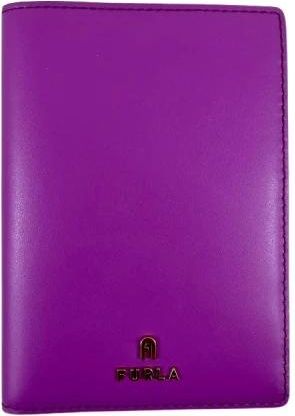 Furla Camelia S Paspoorthouder - Dames - Portefeuilles - Paars - ONE Size - Leer - Accessoires