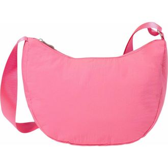 Baggallini Swift Crescent Crossbody in B-Lite Bloom Pink at Nordstrom