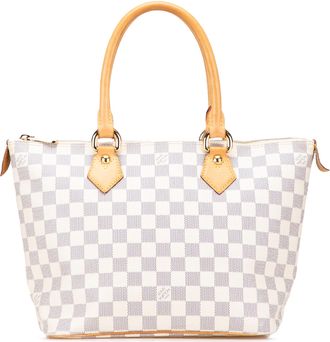 Louis Vuitton Pre-owned Womens Spurone Handbag Checkered - Light Grey Textile - One Size