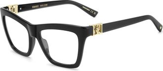 Dsquared2 0208 Optical Frame - Dames - Brillen - Zwart - 54 MM - Accessoires