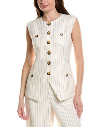 Tyler B&ouml;e Tyler B&ouml;e Cutter Linen-Blend Vest