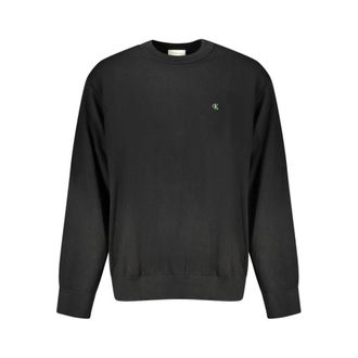 Calvin Klein Heren, Sweatshirts & Hoodies, Zwart, Maat: XL Katoen