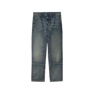 Carhartt Work in Progress Double Knee Pant - - Jeans - unisex - Blu - W31