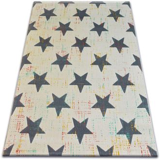 RugsX Alfombra Scandi 18209/063 - Estrellas Beige 160x230 Cm