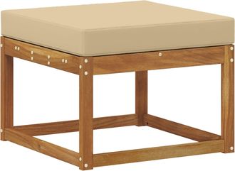 vidaXL Reposapi&eacute;s De Exterior Madera De Acacia S&oacute;lida Natural Vidaxl