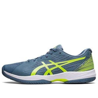 Asics Solution Swift FF Blue Steel Hazard Green 1041A298-401