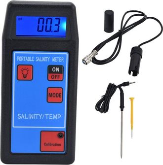 OEM Analizador Port&aacute;til Multifuncional De Calidad Del Agua Con Medidor De Temperatura Y Salinidad Para Piscinas, Acuarios Y Acuicultura