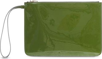 Tom Ford Green Patent Leather Clutch