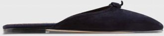 Ann Mashburn Womens Joy Mule In Black Suede