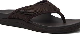 Lands End All Day Comfort Flip Flops in Coffee Bean at Nordstrom, Size 12