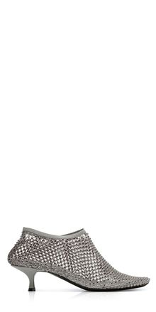 CHRISTOPHER ESBER Womens Minette Crystal Micro Heel In Slate Grey