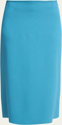 Jil Sander Viscose Bias Midi Skirt