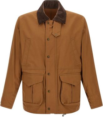 Junya Watanabe Brown Shirt Collar Jacket