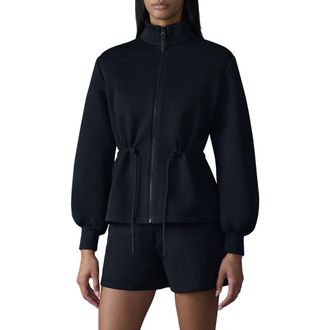 Mackage Finola Double Face Jersey Jacket in Black at Nordstrom, Size X-Small