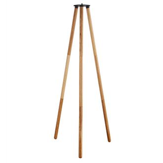 Nordlux Tr&iacute;pode Caldera De Madera Natural 103cm