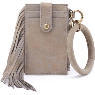 Hobo Ring Card Wristlet in Golden Granite at Nordstrom
