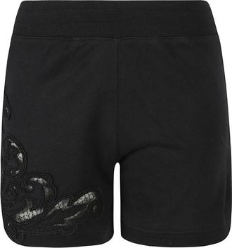 Ermanno Scervino Short Shorts - Dames - Bermuda - Zwart - S - Katoen - Korte Broeken
