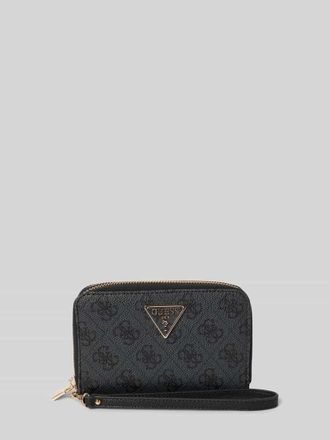 Guess Portemonnaie mit Label-Detail Modell LAUREL in Anthrazit, Gr&ouml;&szlig;e 1