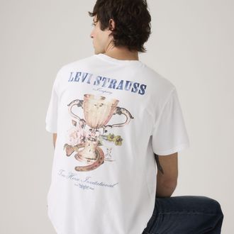 Levi's Relaxed Fit Graphic Tee - Mens - XL - White