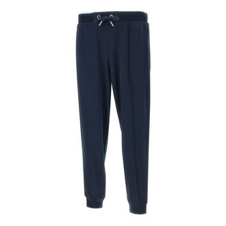 Sun 68 Sweatpants, male, Blue, Size: S Sweatpants Piquet Small Stripes Fleece