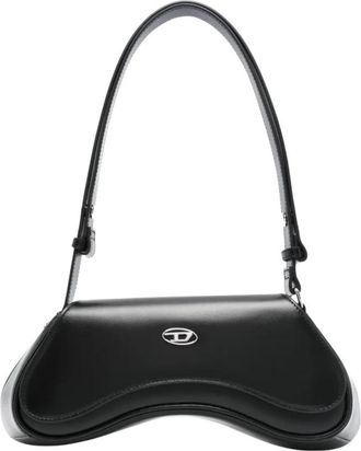 Diesel Play Crossbody Tas - Dames - Schoudertassen - Zwart - ONE Size - Leer - Tassen