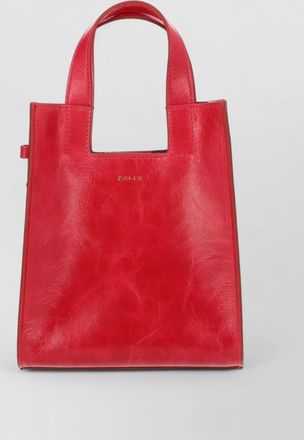 Bally tote bag top handles adjustable strap