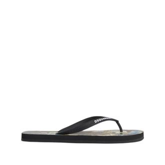 Dsquared2 Flip Flops, male, Multicolor, Size: 10 US Logo Thong Sandals