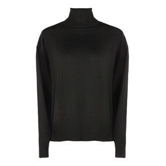 Semicouture Dames, Truien, Zwart, Maat: S Wol