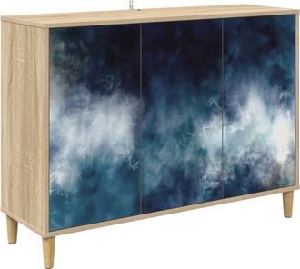 vidaXL Aparador Raalte Sonoma 102 X 33 X 75 Cm Madera De Ingenier&iacute;a Vidaxl