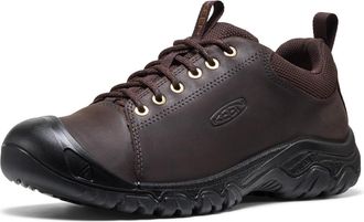 Keen Mens Targhee 4 Casual Leather Comfortable Durable Oxfords, Java/Black, 10.5 UK