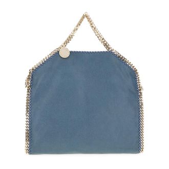 Stella McCartney Stella McCartney, Handbags, female, Blue, Size: ONE SIZE Falabella Fold-Over Tote