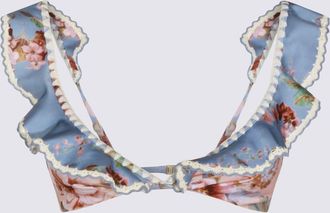 Zimmermann Light Blue Beackwear