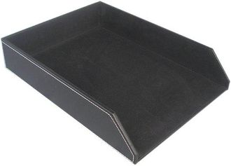 OEM Bandeja Organizadora De Documentos Para Escritorio - Clasificaci&oacute;n De Papeles - Dise&ntilde;o Apilable - 1 Pieza - Marr&oacute;n