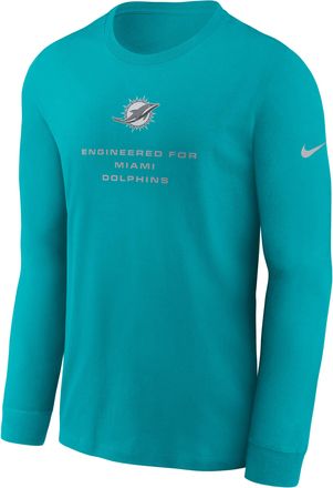 Nike Miami Dolphins Team Issue Nike Mens Dri-FIT NFL Long-Sleeve T-Shirt in Green | 02EW3GT9P-ZSZ